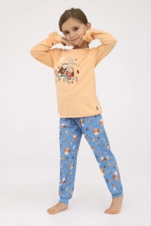Dívčí pyžamo Cornette Kids Owls 2 977/176 velikost 98/104