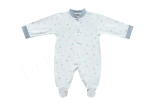 Overal bavlna Puntík Baby Service bílorůžový velikost 50