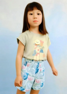 Dívčí kraťasy Mayoral 3203-35 Mintové velikost 134