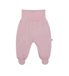 Půldupačky jednobarevné Vlnky růžové Baby Service velikost 74