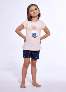 Dívčí pyžamo Cornette Kids 787/107 Nice velikost 110/116
