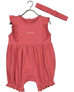 Dívčí letní overal Blue Seven 432107 malinový velikost 56