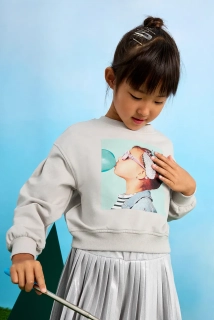 Dívčí mikina Mayoral 3401-90 velikost 134