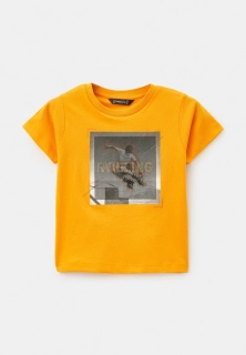Chlapecké triko krátký rukáv Mayoral 3035-41 Lenticular Oranžové velikost 140