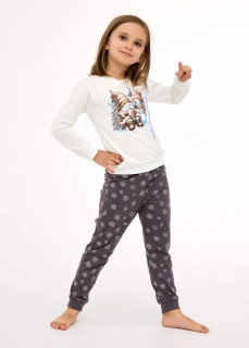 Dívčí pyžamo Cornette Kids Friends 977/190 velikost 110/116