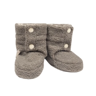 Capáčky Teddy fleece double Brown velikost 5 - délka stélky 15cm