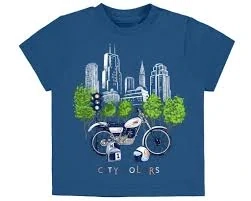 Chlapecké triko krátký rukáv City Colors Mayoral 1020-39 Modré velikost 98