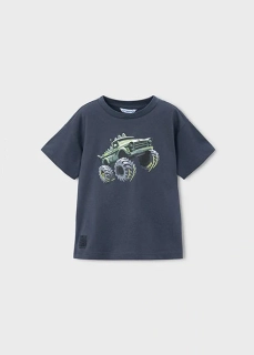 Chlapecké triko krátký rukáv Mayoral 3069-50 Monster Truck Graphitovévelikost 134