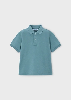 Chlapecké triko polo krátký rukáv Mayoral 150-12 Basic Zelené velikost 140