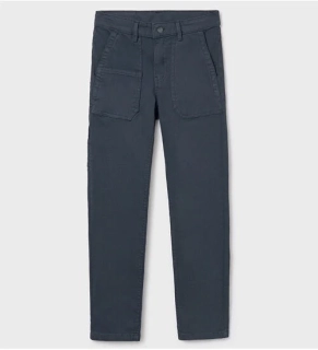 Chlapecké rifle Mayoral Straight Fit 7562-47 šedomodré velikost 140