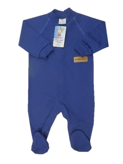 Overal na spaní jednobarevný tmavě modrý Autex Baby velikost 56