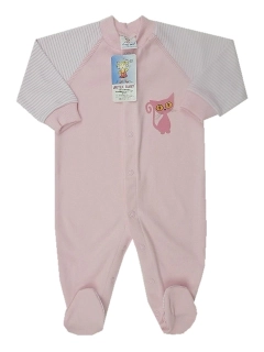 Overal na spaní růžový kočička Autex baby velikost 56